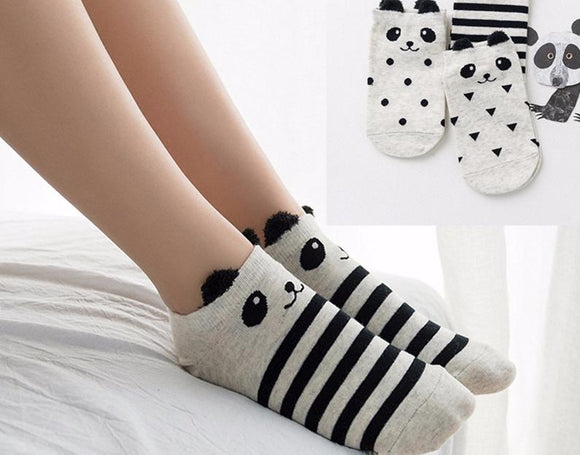 Summer Panda  Socks