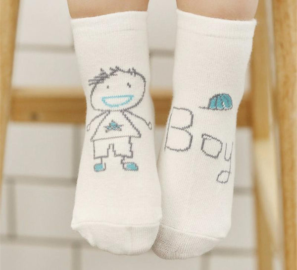 Simple Soft Cotton Crew Kid Socks