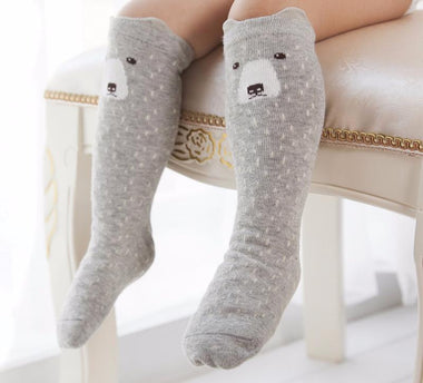 Vibrant Knee-high Kid Socks